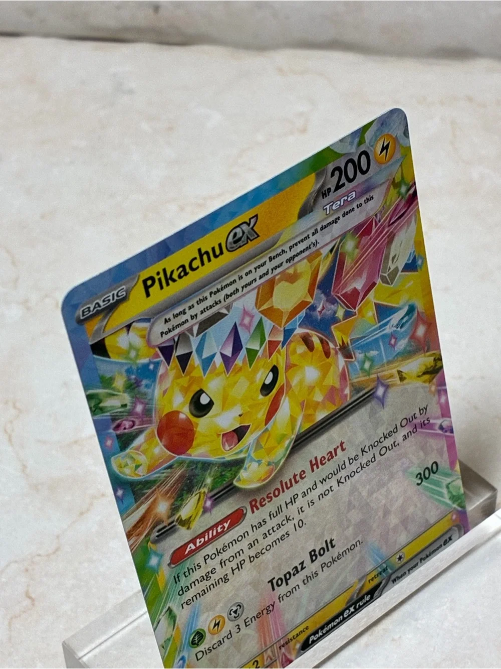 Pikachu EX Double Rate Holo Pokemon Card - 057/191